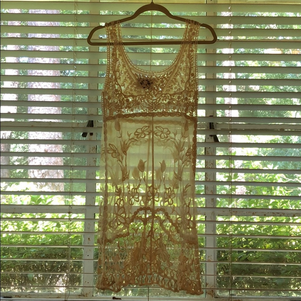 Free People lace dress/cover up